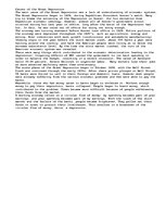 Eseja 'Causes of Great Depression', 1.