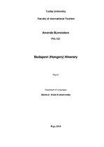 Referāts 'Travel Planning to Budapest', 20.