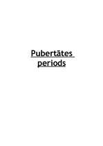 Referāts 'Pubertātes periods', 1.