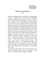 Eseja 'Pašaprūpe kā ētiska problēma', 1.