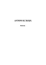 Referāts 'Antons Kūkojs', 1.