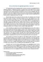 Eseja 'Ko tu varētu darīt, lai saglabātu ģenētiskos resursus?', 2.