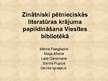 Prezentācija 'Zinātniski pētnieciskās literatūras krājuma papildināšana Viesītes bibliotēkā', 1.