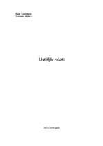 Referāts 'Lietišķie raksti', 1.