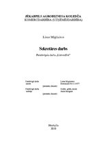 Konspekts 'Sekretāres darbs', 1.