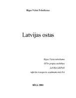 Referāts 'Latvijas ostas', 1.