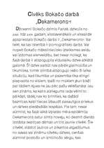 Eseja 'Cilvēks Dž.Bokačo darbā "Dekamerons"', 1.