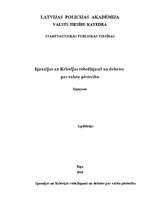 Referāts 'Igaunijas un Krievijas robežlīgumi un debates par valstu pēctecību', 1.