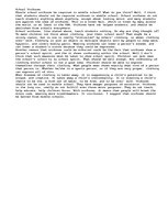 Eseja 'School Uniforms', 1.