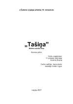 Biznesa plāns 'Skolēnu mācību firma "Tašiņa"', 1.