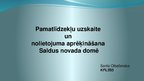 Prezentācija 'Prezentācija par pamatlīdzekļu uzskaiti Saldus novada domē', 1.