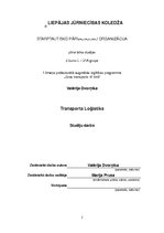 Paraugs 'Transporta loģistika', 1.
