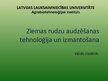 Prezentācija 'Ziemas rudzu audzēšanas tehnoloģija un izmantošana', 1.