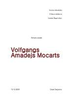 Referāts 'Volfgangs Amadejs Mocarts', 1.