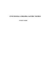 Referāts 'Civiltiesiskā atbildība saistību tiesībās', 1.