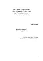 Prakses atskaite 'Prakses atskaite SIA “MC PLUS”', 1.