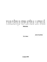 Referāts 'Kailsēkļu izplatība Latvijā', 1.