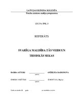 Referāts 'Svarīga maldība: tās veidi un tiesiskās sekas', 1.