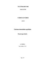 Paraugs 'Tūrisma intensitātes aprēķins', 1.