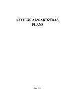 Eseja 'Civilās aizsardzības plāns Vaivaru pamatskolā', 1.