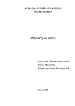 Konspekts 'Uzņēmējdarbības formas, mārketings, SVID analīze', 1.