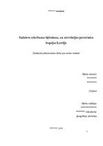 Referāts 'Sadzīves atkritumu šķirošana un otrreizējās pārstrādes iespējas Latvijā', 1.