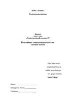 Referāts 'Finansēšana un tās faktori', 1.