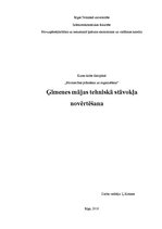 Paraugs 'Ģimenes mājas tehniskā stāvokļa novērtēšana', 1.