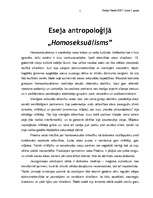 Referāts 'Homoseksuālisms', 1.