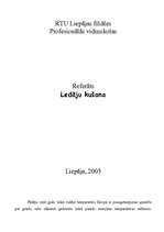 Referāts 'Ledāju kušana', 1.