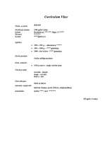 Paraugs 'Curriculum Vitae', 1.