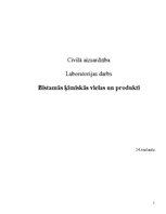 Paraugs 'Bīstamās ķīmiskās vielas un produkti - laboratorijas darbs', 1.