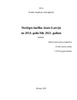 Referāts 'Noslēgto laulību skaits Latvijā no 2014. gada līdz 2021. gadam', 1.