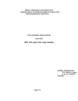 Referāts 'Datoru tehnoloģijas telekomunikācijas. KHL 2010.gada vārtsargu statistika', 1.