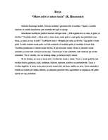 Eseja '“Mans zelts ir mana tauta” (R. Blaumanis)', 1.