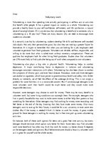 Eseja 'Voluntary Work', 1.