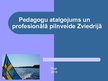 Referāts 'Pedagogu atalgojums un profesionālā pilnveide Zviedrijā', 18.