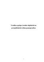 Referāts 'Veselības aprūpes iestādes higiēniskā un pretepidēmiskā režīma pamatprasības', 1.