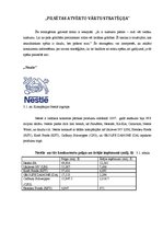 Eseja 'Strategema "Pilsētas atvērto vārtu stratēģija". SIA "Nestle"', 1.