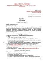 Konspekts 'Amata apraksts pavāram (šefpavāram)', 1.