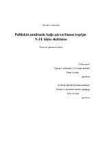 Referāts 'Publiskās uzstāšanās baiļu pārvarēšanas iespējas 9.-11.klašu skolēniem', 1.