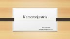 Prezentācija 'Kamerorķestris', 1.