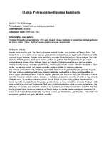 Eseja 'Dž.K.Roulinga "Harijs Poters un noslēpumu kambaris"', 1.