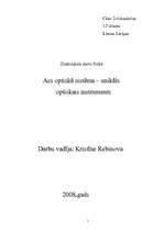 Referāts 'Acs optiskā sistēma - unikāls optiskais instruments', 1.