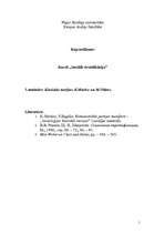 Konspekts 'Socioloģijas klasiskās teorijas: K.Markss un M.Vēbers', 1.