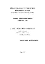 Konspekts 'Sabiedriskās preces un pakalpojumi. Ārējie blakusefekti', 1.
