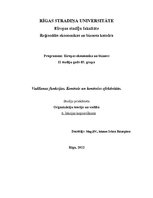 Konspekts 'Vadīšanas funkcijas. Kontrole un kontroles efektivitāte', 1.