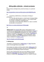 Paraugs 'Online Available Bibliography Definitions', 1.
