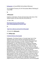 Paraugs 'Online Available Bibliography Definitions', 5.