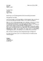 Paraugs 'Bewerbung', 1.